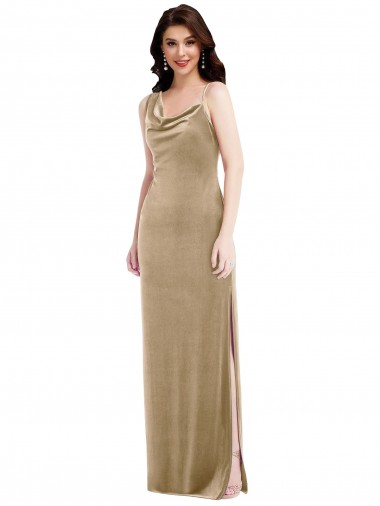 Wholesale Champagne Sheath One Shoulder Long Black Tie Evening Dress
